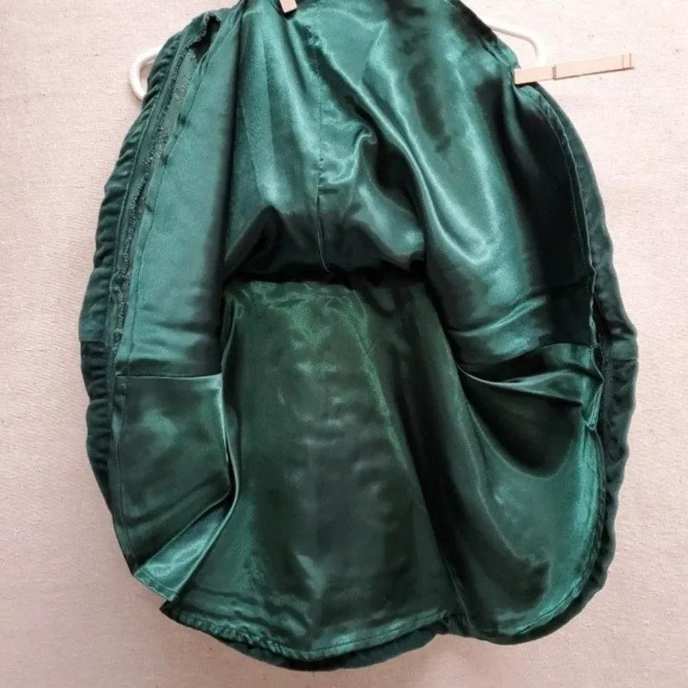 The Children's Place Velvet Green Jumper Dress 18 Mos.